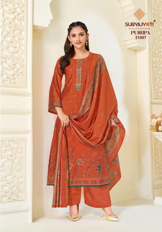Suryajyoti pushpa vol 21 dress material wholesale price
